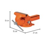Prensa De Banco Profesional Tipo Europeo Giratoria De 4″ Truper (TA-4-L) - Imagen 2