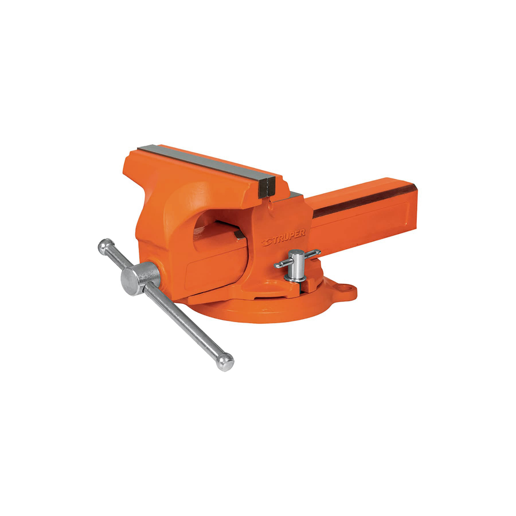 Prensa De Banco Profesional Tipo Europeo Giratoria De 4″ Truper (TA-4-L)