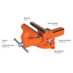 Prensa De Banco Profesional Tipo Europeo Giratoria De 8″ Truper (TA-8-L) - Imagen 2