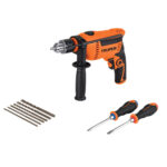 Combo De Taladro Percutor + 6 Brocas + 2 Destornilladores Truper (COMBOR-1/2A7)