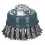 Grata Copa De Alambre Trenzado Fino De 3″, Multi Rosca Truper (CT-608MR)