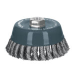 Grata Copa De Alambre Trenzado Grueso De 5″, Eje Multi-Rosca Truper (CT-612MRX)