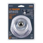 Grata Copa De Alambre Ondulado Fino De 4″, Multi-Rosca Truper (CO-510MR) - Imagen 2