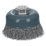 Grata Copa De Alambre Ondulado Fino De 4″, Multi-Rosca Truper (CO-510MR)