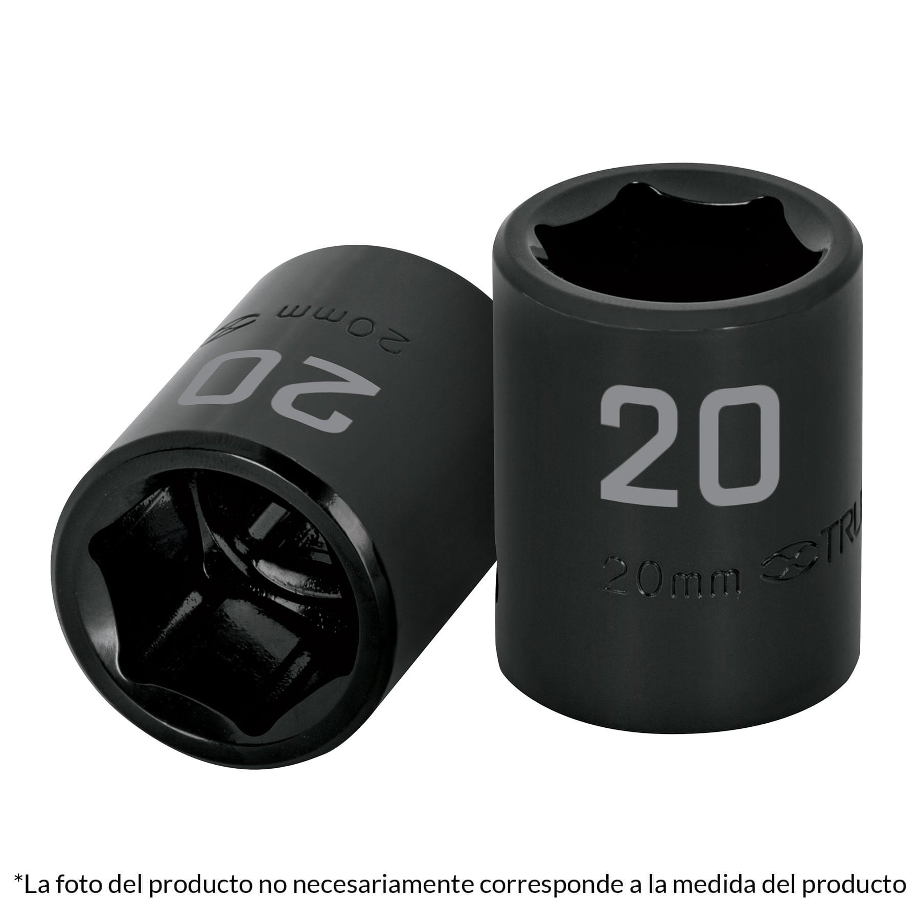 Copa Estándar De Impacto 6 Puntas De 24 Mm Cuadrante 1/2″ Truper (D-7424-M)
