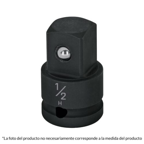 Adaptador De Impacto Hembra 1/2″, Macho 3/8″ Profesional Truper (AI-5254)