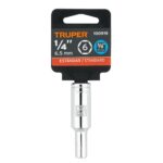 Copa Estándar Larga 1/4″ De 6 Puntas, Cuadrante De 3/8″ Truper (D-3808-HL) - Imagen 2