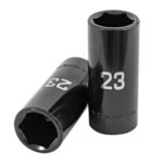 Copa Larga De Impacto 6 Puntas De 23 Mm Cuadrante 1/2″ Truper (D-7323-ML)