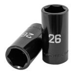 Copa Larga De Impacto 6 Puntas De 26 Mm Cuadrante 1/2″ Truper (D-7326-ML)