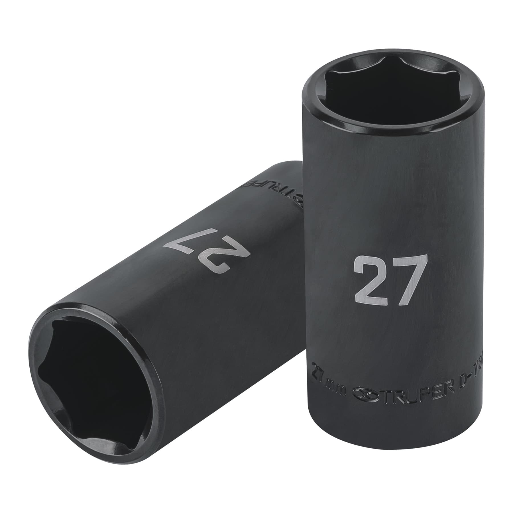 Copa Larga De Impacto 6 Puntas De 27 Mm Cuadrante 1/2″ Truper (D-7327-ML)
