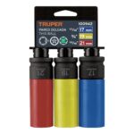 Juego De 3 Copas Largas De Impacto Métricas, Anti Rayaduras Truper (JDI-1/2X3MP) - Imagen 2
