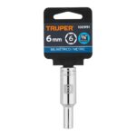 Copa Estándar Larga 6 Mm De 6 Puntas, Cuadrante De 3/8″ Truper (D-3806-HM-L) - Imagen 2