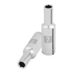 Copa Estándar Larga 7 Mm De 6 Puntas, Cuadrante De 3/8″ Truper (D-3807-HM-L)