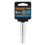 Copa Estándar Larga 8 Mm De 6 Puntas, Cuadrante De 3/8″ Truper (D-3808-HM-L) - Imagen 2