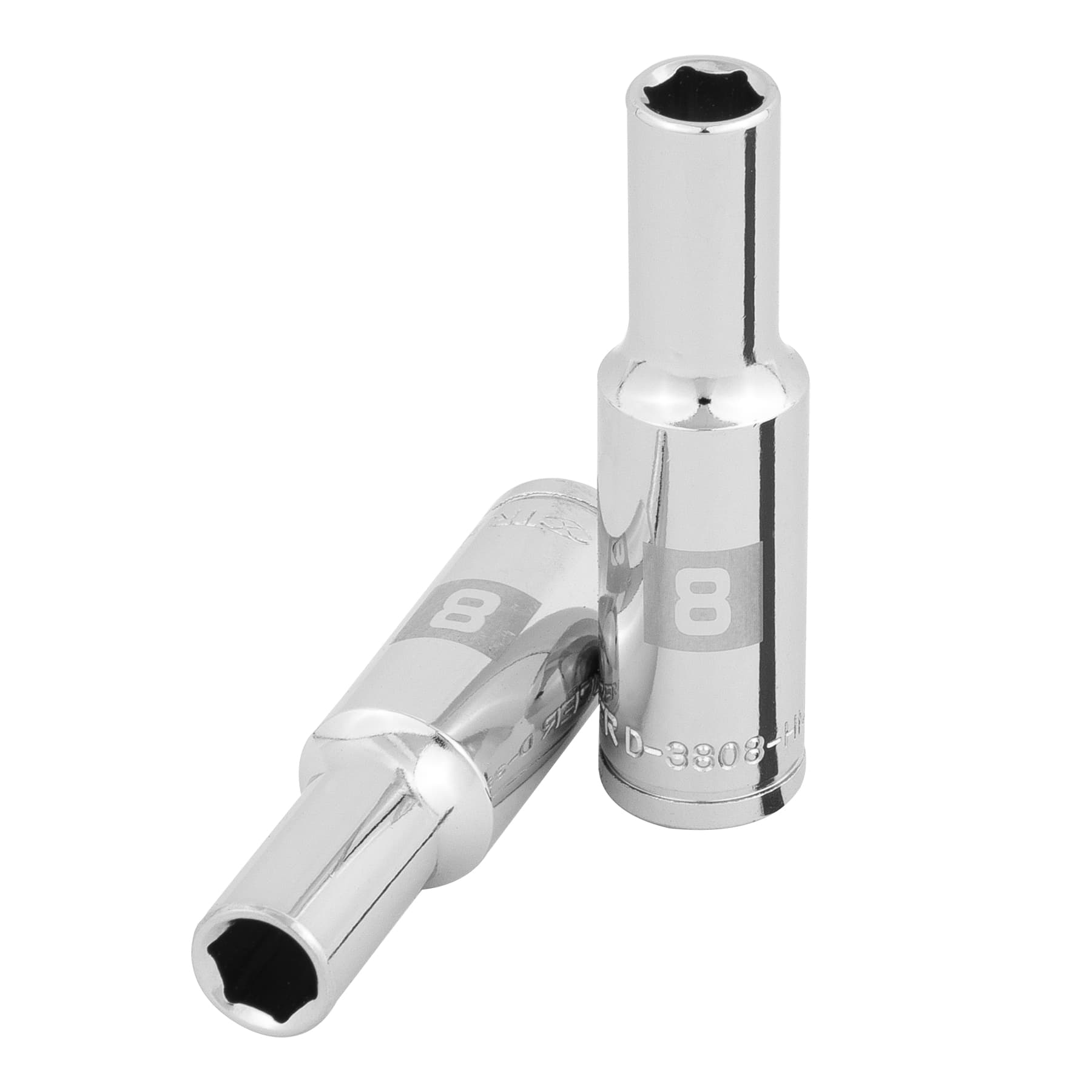 Copa Estándar Larga 8 Mm De 6 Puntas, Cuadrante De 3/8″ Truper (D-3808-HM-L)