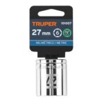 Copa Estándar 27 Mm De 6 Puntas, Cuadrante De 1/2″ Truper (D-1227-M) - Imagen 2