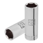 Copa Estándar Larga 20 Mm De 6 Puntas, Cuadrante De 1/2″ Truper (D-1220-ML)