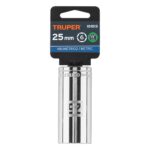 Copa Estándar Larga 25 Mm De 6 Puntas, Cuadrante De 1/2″ Truper (D-1225-ML) - Imagen 2