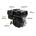 Motor A Gasolina 6.1/2 Hp, 212 Cc, Torque 14 Nm, 3600 Rpm Truper (MOG-65) - Imagen 2