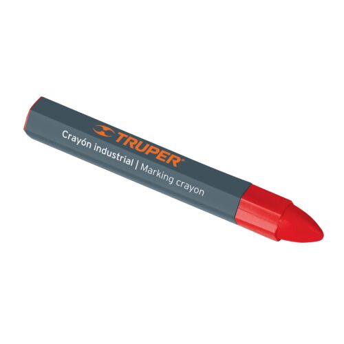 2 Crayones Industriales Rojos Para Madera, Vidrio, Acrílico Truper (CRA-11R)