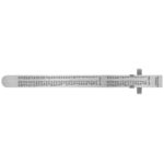 Regla De Bolsillo En Acero Inoxidable De 6″ (16 Cm) Con Clip Truper (RGL-15B) - Imagen 2