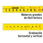 Flexómetro Auto Lock De 5 M Anti-Impacto, Uso Profesional Truper (FA-5M) - Imagen 2