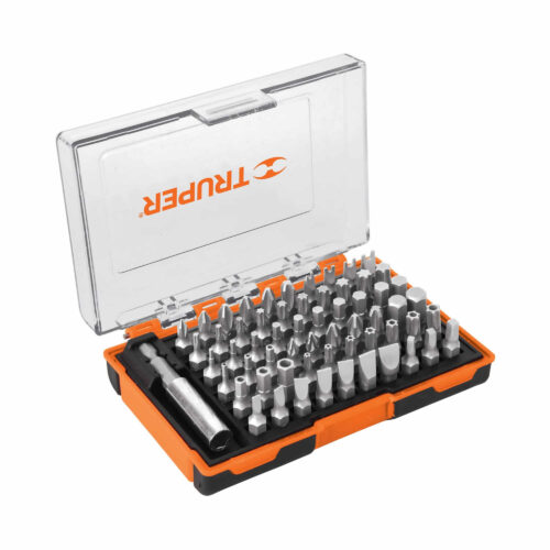 Juego De 61 Puntas De Destornillador Profesional, Magnético Truper (PUN-61)
