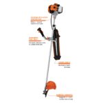 Guadañadora A Gasolina De 2 Hp, Corte De 18″ Y 0.72 L/H Truper (DES-520) - Imagen 2