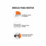 Fresa Pecho Paloma Con Balinera, Diámetro 1.3/8″ Truper (BROU-PP1-3/8X) - Imagen 2
