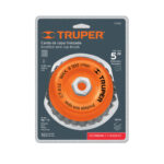 Grata Copa De Alambre Trenzado Fino De 5″, Eje De 5/8-11 Truper (CT-612) - Imagen 2