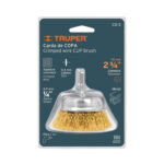 Grata Copa De Alambre Grueso De 2.3/4″, Zanco De 1/4″ Truper (CO-3) - Imagen 2