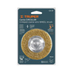 Grata Circular De Alambre Fino De 3″, Zanco De 1/4″ Truper (CA-3F) - Imagen 2