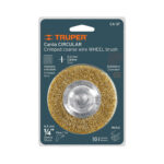 Grata Circular De Alambre Fino De 4″, Zanco De 1/4″ Truper (CA-4F) - Imagen 2