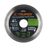 Disco De Diamante Rin Continuo De 4″, Centro 7/8″ Truper (DDT-802C)