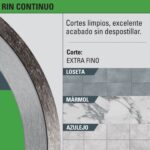 Disco De Diamante Rin Continuo De 7″, Centro 7/8″ Truper (DDT-804C) - Imagen 2