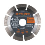 Disco De Diamante Rin Segmentado De 4.1/2″, Centro 7/8″ Truper (DDT-829D)