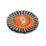 Grata Circular De Alambre Trenzado De 6″, Eje De 5/8-11 Truper (CATR-6E)