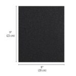 Lija Grano 50 Negra 23 Cm X 28 Cm Con Respaldo De Tela Truper (LIME-50) - Imagen 2