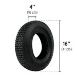 Llanta Para Carretilla Neumática Reforzada De 16″ X 4″ Truper (N) - Imagen 2