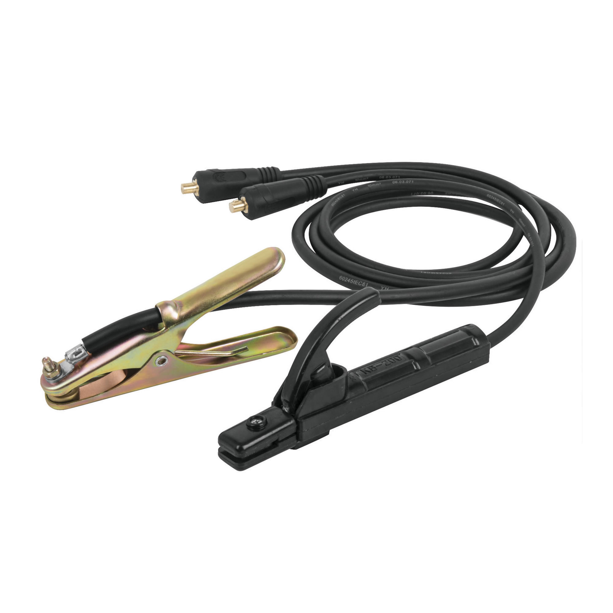 12107.jpg Juego De Pinzas Para Soldar Con Cables De 2.8 Metros, 200 A Truper (CAB-200) - Imagen 1