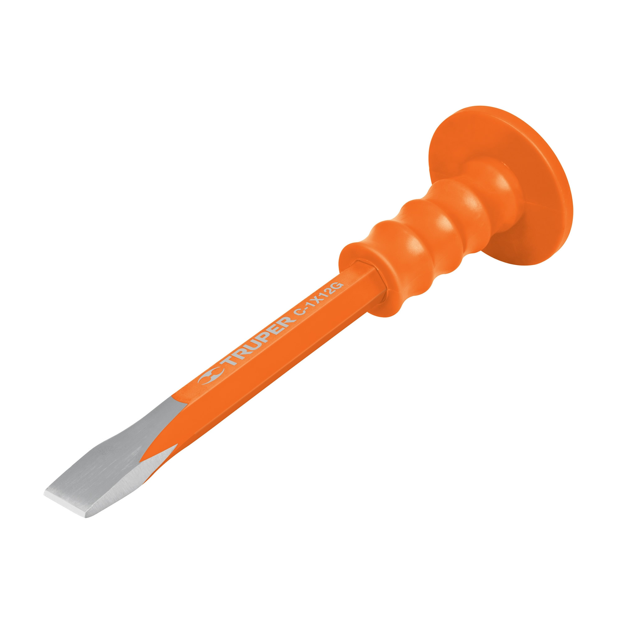 Cincel De 12″ Con Cuña De 7/8″, Incluye Grip Protector Truper (C-7/8X12G)