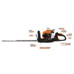 Cortasetos A Gasolina 26 Cc, 1 Hp 3 Posiciones Profesional Truper (COS-26X) - Imagen 2