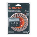 Copa Diamantada Turbo 4″ Para Pulidora, Usos Generales Truper (CDT-2168) - Imagen 2