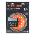 Copa Diamantada Turbo 7″ Para Pulidora, Usos Generales Truper (CDT-2169) - Imagen 2