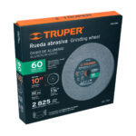 Piedra Abrasiva 10″ Para Esmeril, Grano 60, Espesor 1.1/4″ Truper (PIES-1060) - Imagen 2