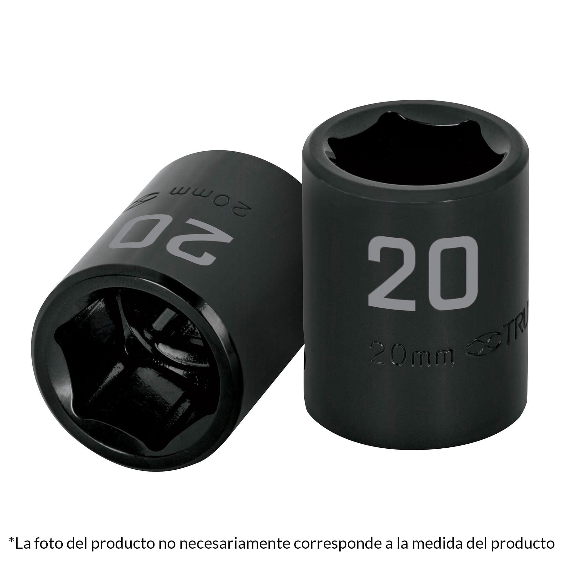 Copa Estándar De Impacto 6 Puntas De 13 Mm Cuadrante 1/2″ Truper (D-7413-M)