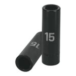 Copa Larga De Impacto 6 Puntas De 15 Mm Cuadrante 1/2″ Truper (D-7315-ML)