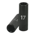 Copa Larga De Impacto 6 Puntas De 17 Mm Cuadrante 1/2″ Truper (D-7317-ML)