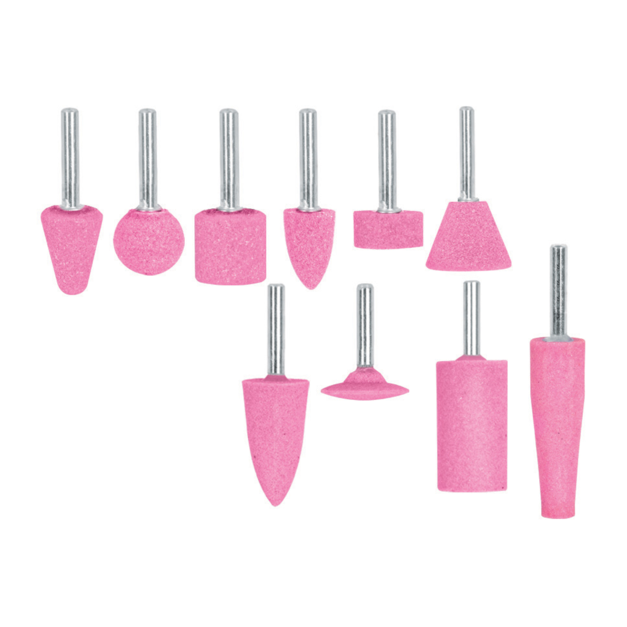 Juego De 10 Puntas Montadas Para Esmeril, Zanco 1/4″ Truper (JPM-10)