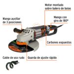 Pulidora Angular De 9″ Industrial, 2.100 W, 6.200 Rpm Truper (ESMA-9N3) - Imagen 2